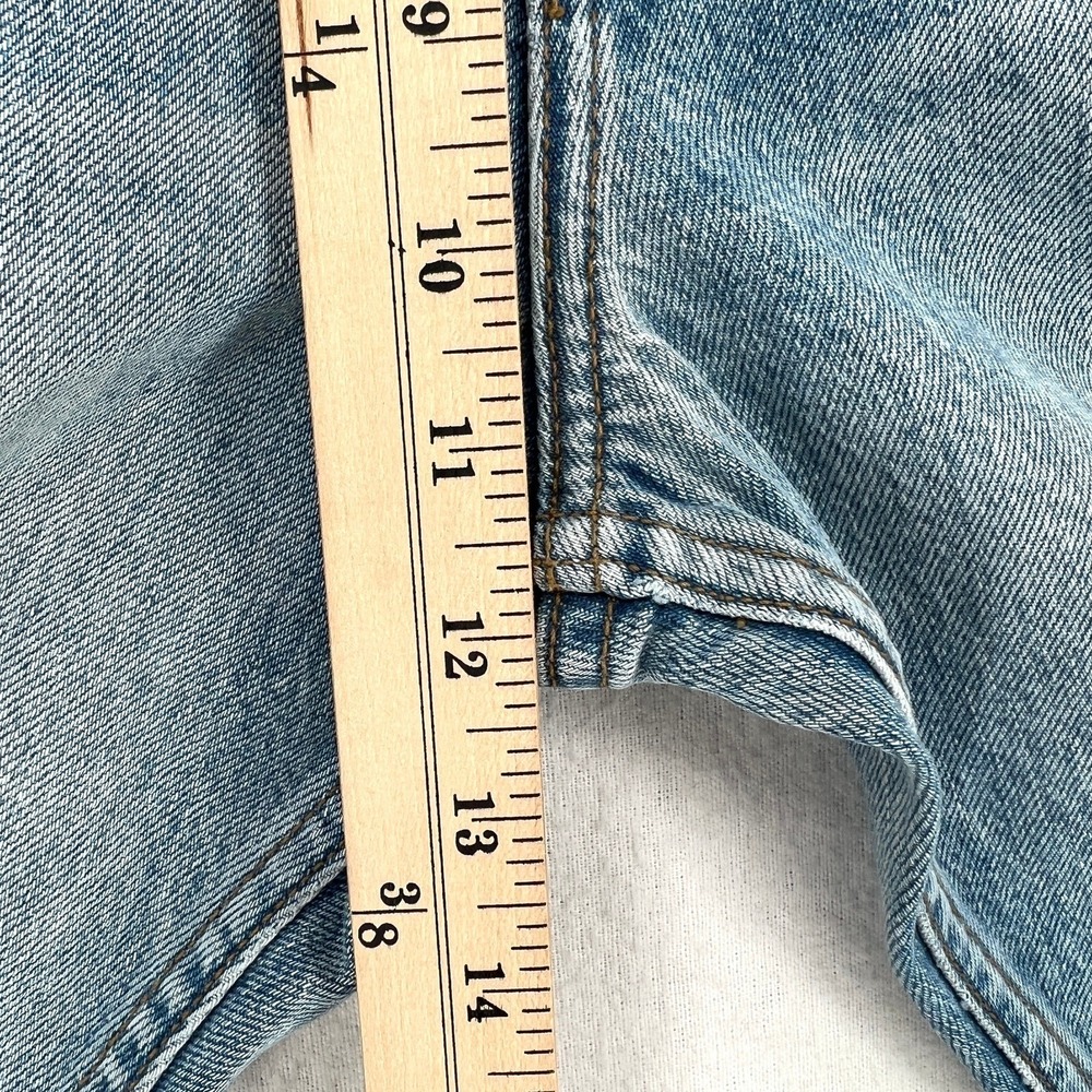 DOEN Shep Jean Laval Wash Womens 29 Blue Straight leg 100% Cotton Rigid NWT - Picture 16 of 16